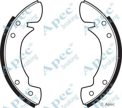 APEC BRAKING shu171 -  Комплект тормозных колодок